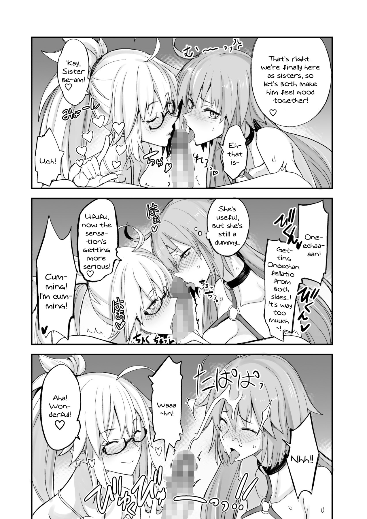 Hentai Manga Comic-W Jeanne vs Master-Read-10